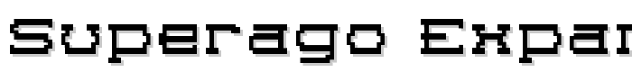 Superago Expanded font